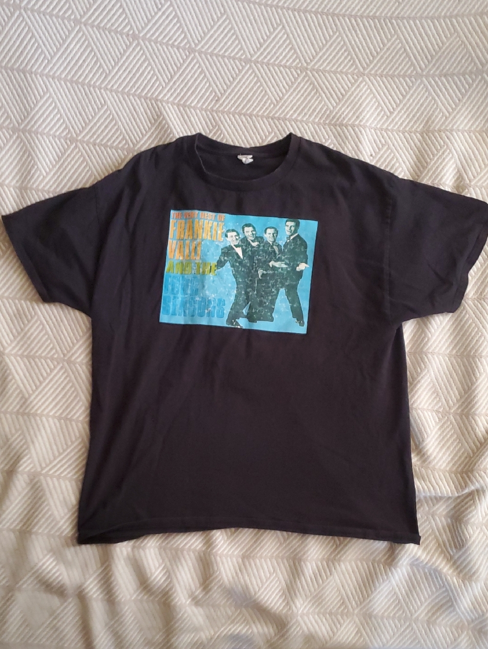 Frankie Vallie And The Four Seasons Tee. Size XL. GUC